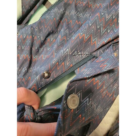 Columbia Women's Print Rain Snow Jacket Omni-Tech Breathable Waterproof Size M - Picture 2 of 9